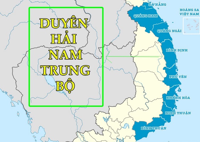 Các tỉnh vùng Nam Trung Bộ